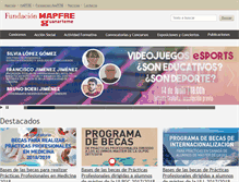 Tablet Screenshot of fundacionmapfreguanarteme.org